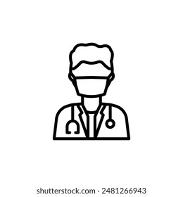 Medical Doctor Icon for Healthcare Providers and Telemedicine Platforms