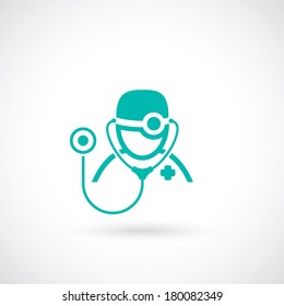 Medical Doctor Icon - Vector Illustration