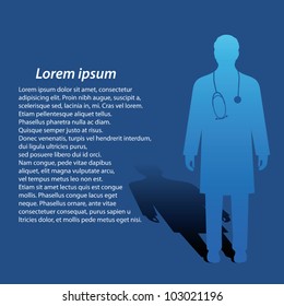 Medical doctor silhouette