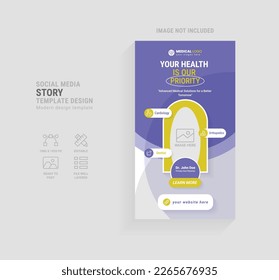 Medical Doctor social media story template