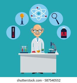 medical doctor workspace laboratory