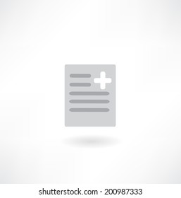 Medical document icon