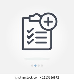 medical document vector icon