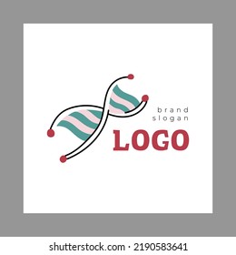medical doodle icon, cartoon microbiology logo for health facilities