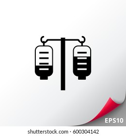 Medical drip icon