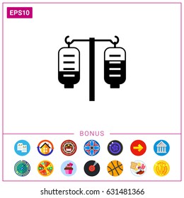 Medical drip icon