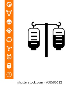 Medical drip icon