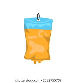 Medical Drip, Medicine Flat Vector Illustration - Isolated