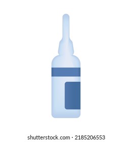 medical dropper bottle isolated icon