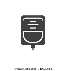 Medical dropper icon vector, filled flat sign, solid pictogram isolated on white. Symbol, logo illustration