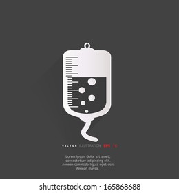 Medical dropper web icon