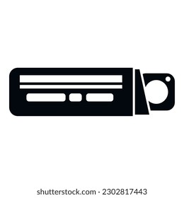 Medical drops icon simple vector. Sore remedy. Candy drop