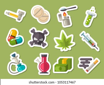 Medical Drugs Icon Vector Laboratory Science Alcohol Clinic Medication Web Ambulance Sign Chemical Addiction Illustration.