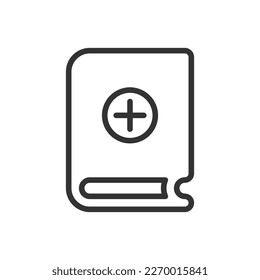 Medical Education Book Icon - Healthcare Book Icon