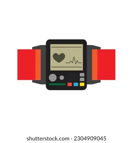 Vector de icono del autónomo electrónico médico