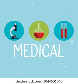 medical elements set icons