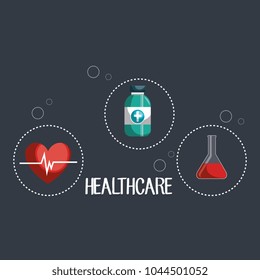 medical elements set icons