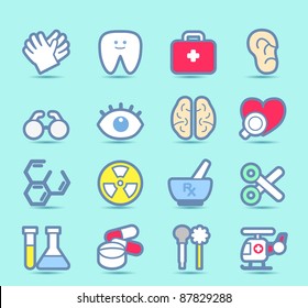 Medical ,Emergency ,health care  icons set