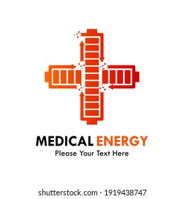 Medical energy logo template illustration