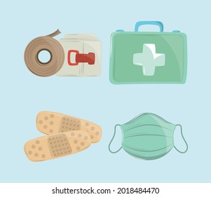 medical equipment aid protection set