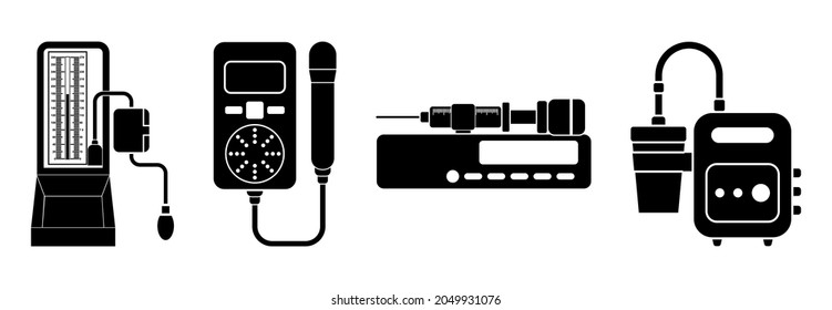 Symbol für medizinische Ausrüstung, Symbol für medizinische Ausrüstung, Vektorsymbol