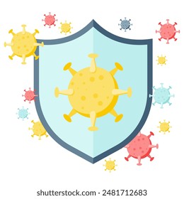 medical equipment illustration, Protection from viruses