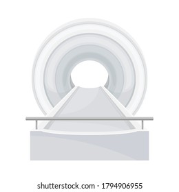 Medical Equipment for Magnetic Resonance Imaging Vector Illustration