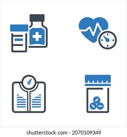 Medical Equipment and Supplies icon set - 4