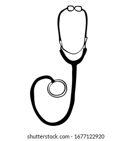 Medical equipments and tools seamless pattern in the freehand drawing style. Vector illustration