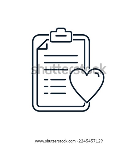 Medical examination concept. Vector icon isolated on white background.