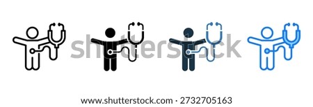 Medical Examination icon multiple style Vector Illustration