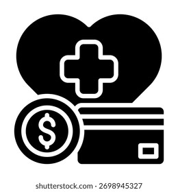 Elemento De Ícone De Despesa Médica Para Design E Vetor
