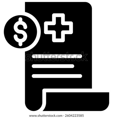 Medical Expense Icon Element For Design
