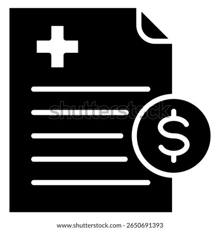 Medical Expense Icon Element For Design