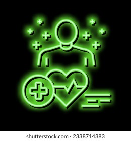 medical expert neon light sign vector. medical expert illustration