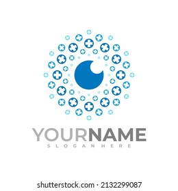 Medical Eye logo vector template, Creative Eye logo design concepts