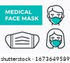 face mask illustration