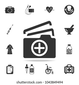 Medical fail Documents icon. Detailed set of medicine element Illustration. Premium quality graphic design. One of the collection icons for websites, web design, mobile app on white background