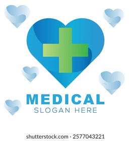 Medical, Family Health Care, Medicare, Clinical, Hospital, Organic, Medicine, Care Point, Simple Medical Logo Design