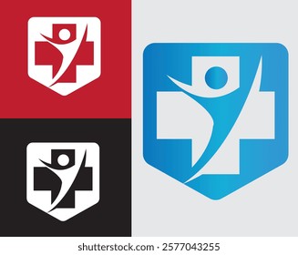 Medical, Family Health Care, Medicare, Clinical, Hospital, Organic, Medicine, Care Point, Simple Medical Logo Design