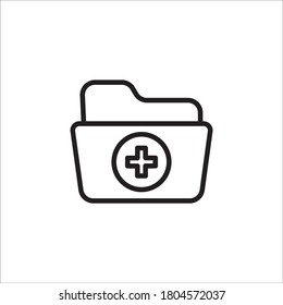 medical file folder icon design