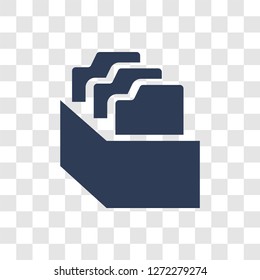 medical File icon. Trendy medical File logo concept on transparent background from Health and Medical collection