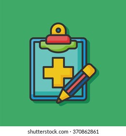 medical file vector icon