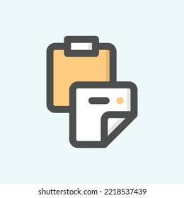  medical files icon, isolated Medical colored outline icon in light blue background, perfect for website, blog, logo, graphic design, social media, UI, mobile app