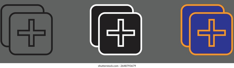 Medical files icon symbolizing healthcare records and wellness documentation with transparent background