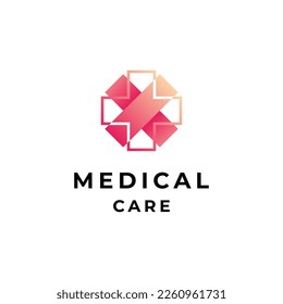 medical and first aid logo design	
