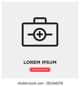 Medical first aid vector icon