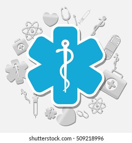 Medical first aids icon vector illustration graphic design