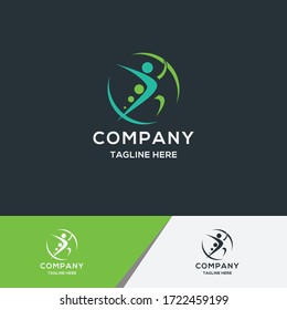 medical fitness logo. suitable for your company