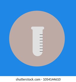Medical flask icon vector